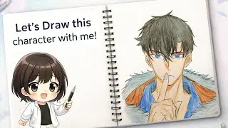 Step by Step Anime Drawing | Sung jinwoo Inspired Art | solo leveling | live Drawing#イラスト