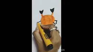 Easy crab drawing. #like #share #subscribe #youtubeshorts