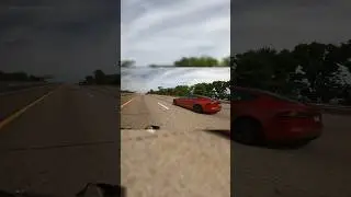 When H2&rsquo;s taunt Supercars 😂🔥💨 #kawasaki #H2 #Tesla #modelsplaid #superbikes #supercars