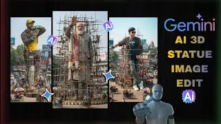 Instagram viral 3D statue ai figure action photo editing|AI Gemini 3D Statue Photo Edit |#gemini #ai