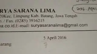 Cara Penyimpanan Arsip sistem Tanggal