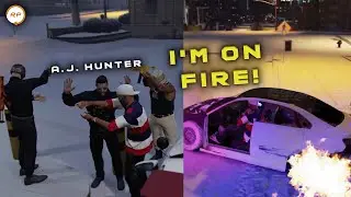 CG Robs AJ Hunter &mdash; Chaos Erupts And Shootout Follows | Prodigy RP | GTA RP