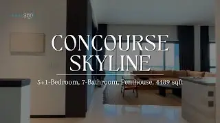 Concourse Skyline: 5+1-Bedroom Penthouse | Virtual Tour by Real360