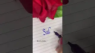 Name calligraphy🎀✍️ #beautiful #reels #aesthetic #nameart #namecalligraphy #namers