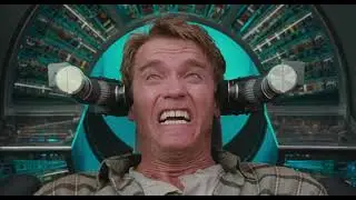 Total Recall - Quaid and Melina escape from the lab