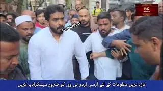 Clash between MLA  Nampally Majid Hussain and Congress leader Feroz khan  in Hyderabad
