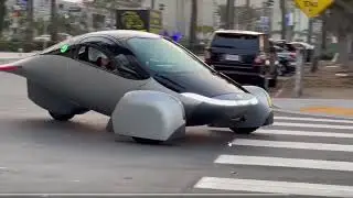 Gamma in the wild!  Aptera is on the streets testing.