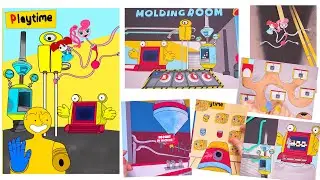 DIY★ Poppy Playtime Chapter2 Hand-making Gaming Book 파피플레이타임 챕터2 게임북  손만들기 게임