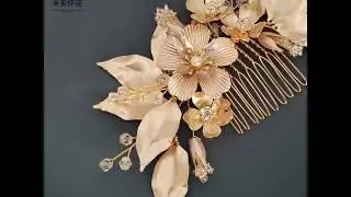 Chic / Beautiful Gold Hair Comb Wedding Accessories 2020