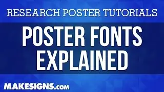 Poster Fonts - The Good And Bad Of Research Poster Titles/Body Text