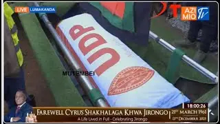 Drama as Jirongo Casket is Lowered to the Grave!!!