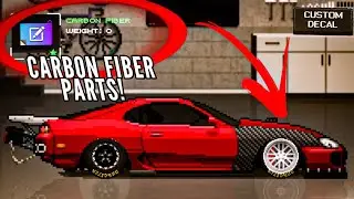 Pixel Car Racer - HOW TO GET CARBON FIBER PARTS! ( Custom Decal )
