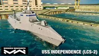 MODERN WARSHIPS: USS INDEPENDENCE (LCS-2) SHIP SPEED IS TO MUCH 37.9KNOTS