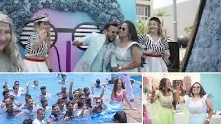 Pool Party Highlights #RonakwedsAnjali | Big Fat Indian Wedding Celebration #wedding #viral #video