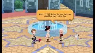 KINGDOM HEARTS X[chi] - Battle of the Keyblade Wielders (English subs)
