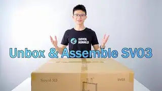 Sovol SV03 Largest Direct Drive Auto-leveling Printer: Unboxing & Assembly