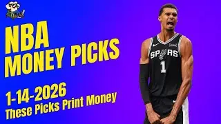 NBA MONEY PICKS for 1-14-2026&ndash; These Picks Print Money