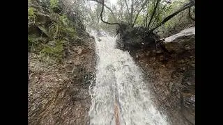 Fun Waterfall Adventure from Failed Hot Springs Trip: Santa Barbara Backcountry