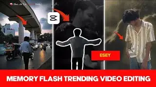 Instagram trending Memory flash video editing | capcut trending sad reel editing | (capcut)|🔥
