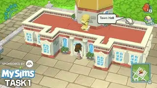 How to build a workshop and help the Mayor in MySims | MySims Cozy Bundle gameplay (PART 1) 🏛️