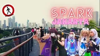Walk at SPARK JAKARTA at Rooftop Senayan Park with Cosplayers