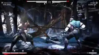 Mortal Kombat X - Sub-Zero vs Kung Jin with Fatality