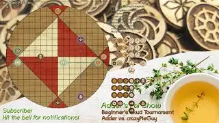 Skud Pai Sho Beginner's Tournament - adder vs crazyPieGuy