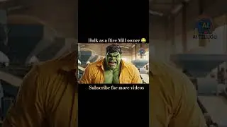 💪 Hulk Started Rice Mill in Indian Village | Funniest Scene Ever | @AiTeluguInfo7 #trending #viral