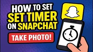 How To Set Timer On Snapchat | Set A Timer In Snapchat
