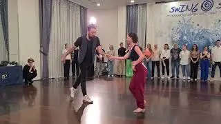 Mikhail Kalambet & Anna Oskina. Intermediate JnJ. Swing & Snow 2024 | WCS Dance