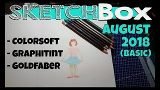 Sketchbox Unboxing August 2018 Basic Box