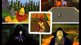 Disney's Donald Duck: Quack Attack - All Bosses (PC, N64, Dreamcast)