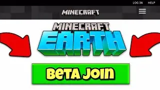How To *JOIN* Minecraft EARTH BETA Mobile
