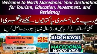 Welcome to North Macedonia: Your Destination for Tourism, Education, Investment, and Residency.