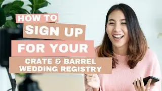 How to Create Your Crate & Barrel Wedding Registry in Minutes | Step-by-Step Guide Wedding Registry