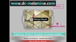 Customize Wood Serving Tray/Large tray/Melamina Tray/Melamine latter/Dinner Plate, China