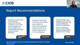 Addressing Poor Mental Health In Construction - NHIC Strategic Forum