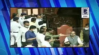 Karnataka Legislative Council: High drama as Cong MLC forcefully evict Dy Chairman from chair | BNN