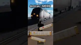 Amtrak | MERR Play-Testing #roblox #shorts #railfanning