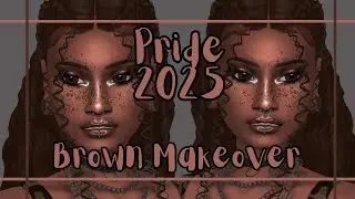 🤎Pride 2025:: Brown REALLY Deserved A Makeover! // The Sims 4 CAS + CC 🤎