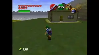 zelda64 beta lake hylia map (warning bad audio)