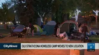 Old Strathcona homeless camp moves to new location