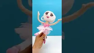 DIY Making Ballerina Cappuccino from Plush - Easy Tutorial #diy #plush #balerinacappuchina #brainrot