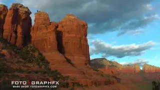 Coffee Pot Rock Time lapse. Sedona Arizona