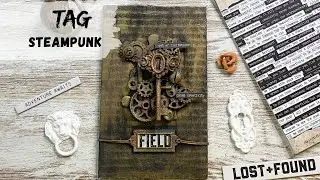 TAG MIXED MEDIA STEAMPUNK BY MOVINGARTSCRAP