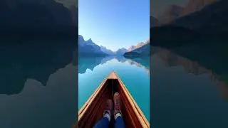 Magical Sunrise Paddle in Jasper 🌅 #JasperNationalPark #Adventure #Sunrise