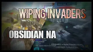 ARK MOBILE | OFFICIAL PVP | WIPING CHINESE INVADERS FOB! | OBSIDIAN NA |