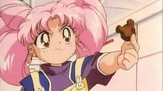 Sailor Moon makes cookies.