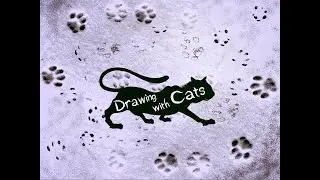 DRAWING with CATS! #timelapse #logodesign Original Song