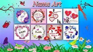Create Your Name in Stylish Font with Photos | Name Art Editing apps. | Sandip Finaviya